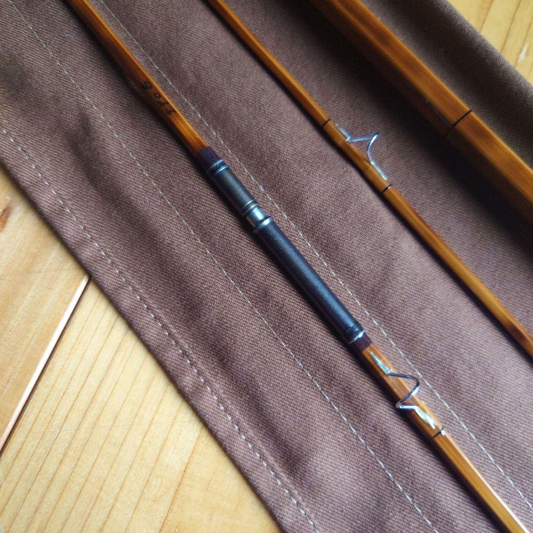 トラウトマン バンブーロッド五角 8.8ft #8/9 3pc 2Top 美品！