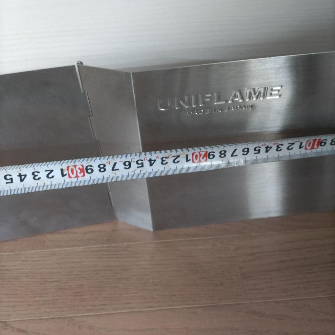 UNIFLAME ユニフレーム 薪グリル 鉄板 風防 3点セット