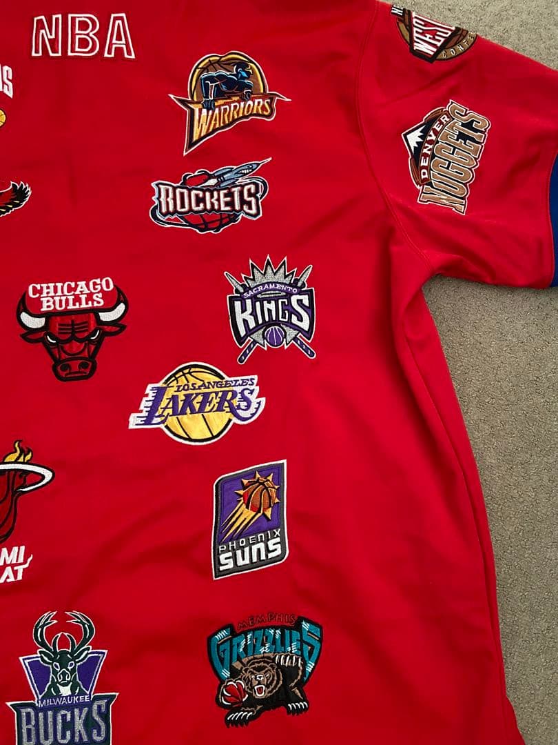 NBA★オールスター総刺繍ワッペン★90’s ジャージ チームウェア