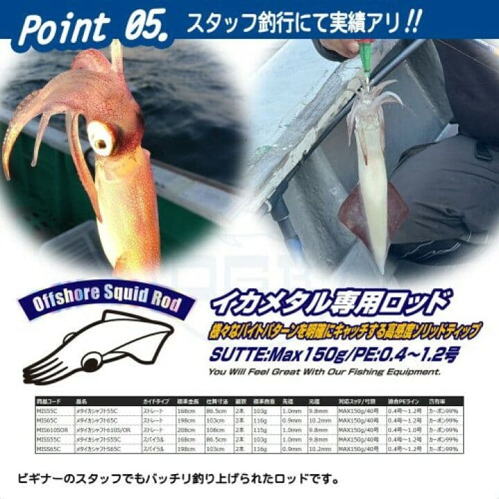 オモリグロッド2種セット　スピニング用