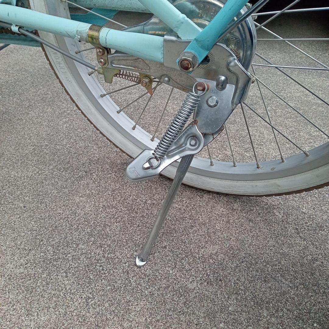 水色 子供用自転車20インチ ピンクバスケット　付き
