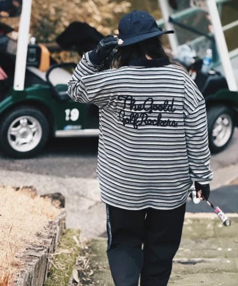 ゴールドゴルフロッカーズ CHAIN SCRIPT SETUP NAVY XL