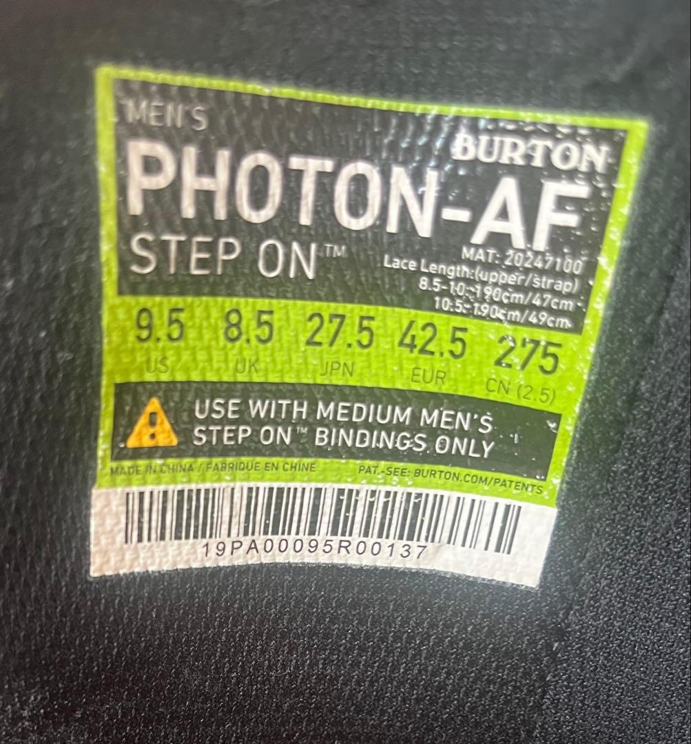 スノーボード Burton step on photon