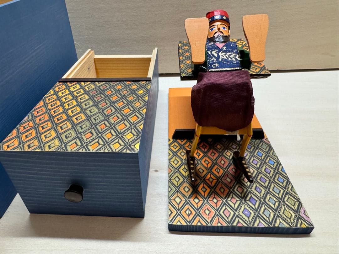 ハリー ヴェルナー　カラクリ玩具 ザイフェン　木のおもちゃ