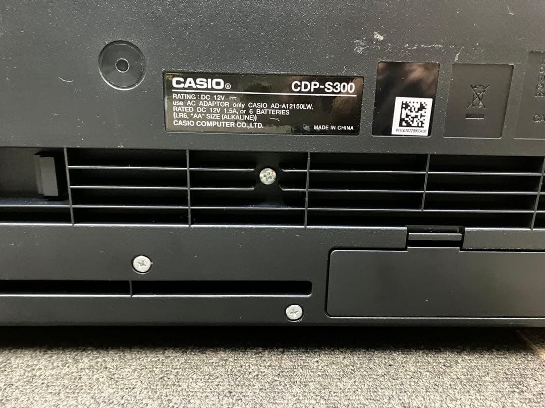 CASIO CDP-S300 電子ピアノ 2024年12月購入（2022年製）