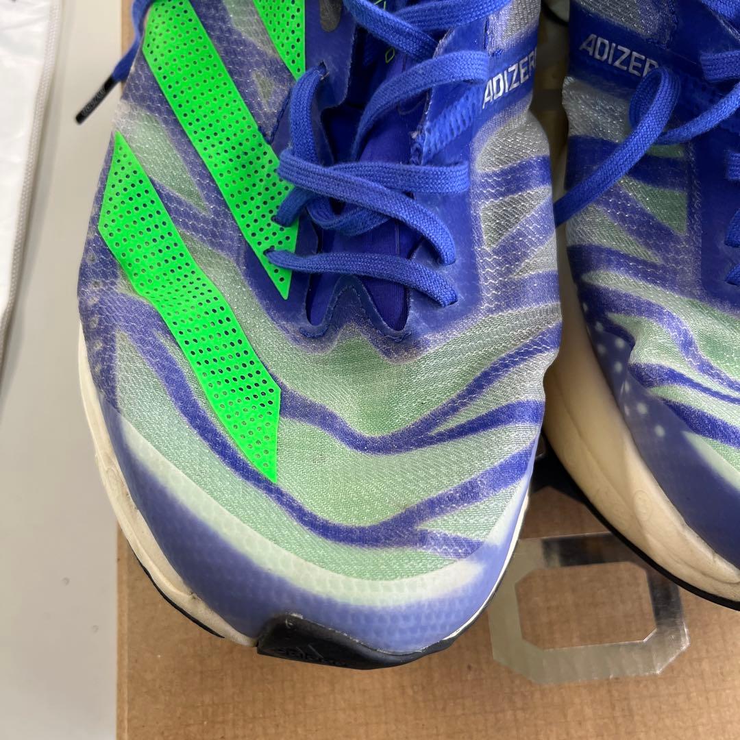 ADIZERO ADIOS PRO2青/緑 収納袋付き　　28.0cm 美品