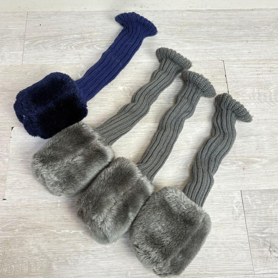 【メンズ右】マグレガー パーシモン ウッドクラブセット 4本セット　木目が美しい