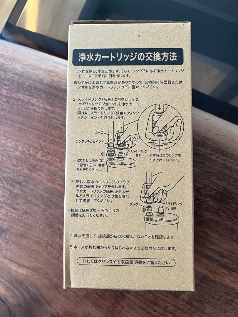 クリンスイ　アンダーシンクタイプ浄水器交換用浄水カートリッジ　BUC12001
