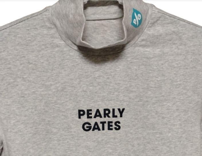 ✩新品タグ付き✩ PEARLY GATES モックネック長袖グレーサイズ3M相当