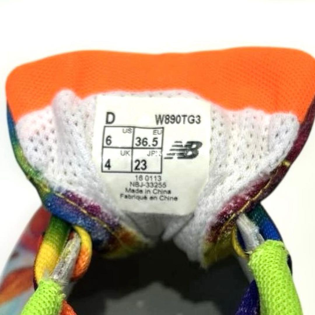 美品 NewBalance M890 TG3 マルチカラー レディース23㎝