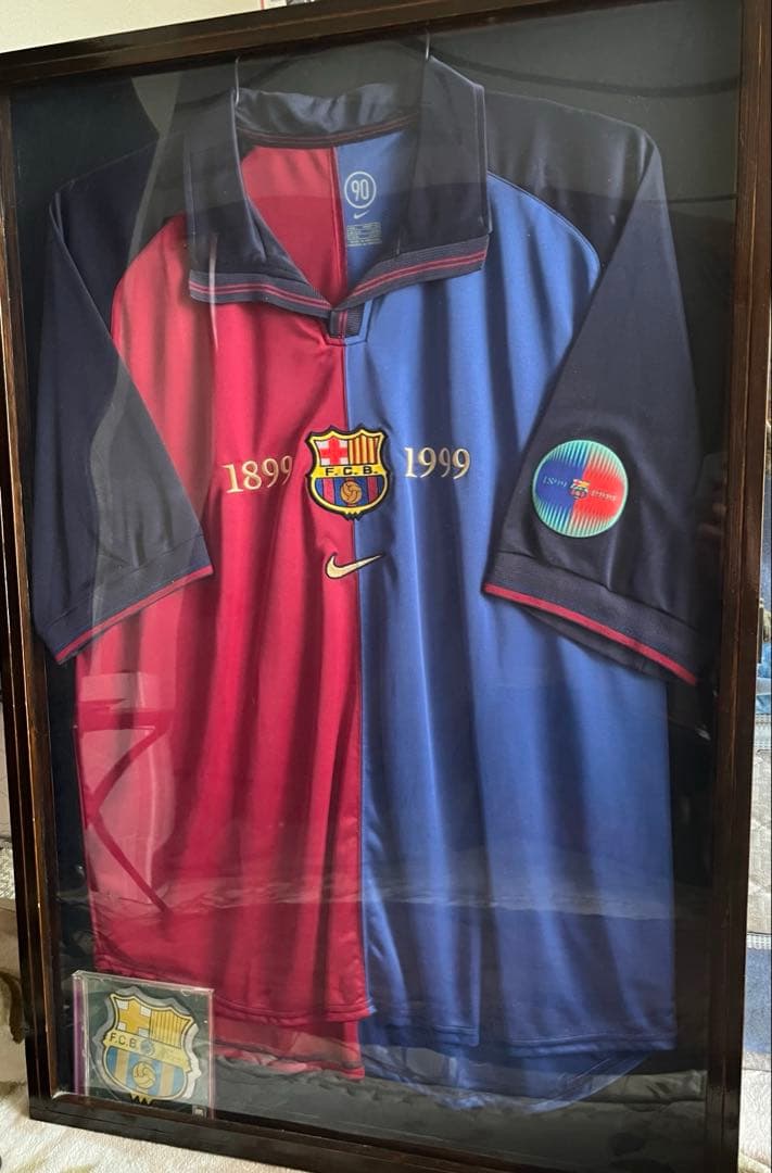 FCバルセロナ 100周年 復刻ユニフォーム トータル90マーク　正規品