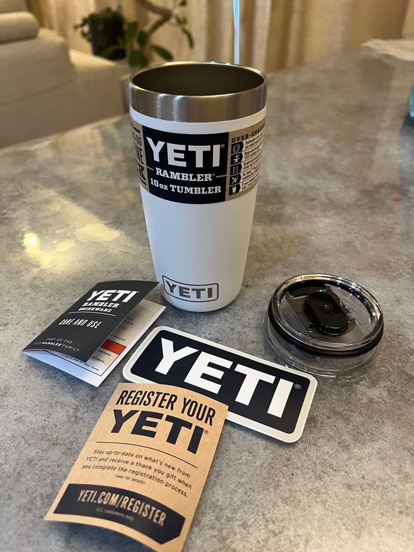 アメリカで購入正規品YETI Rambler 10oz Tumbler ホワイト