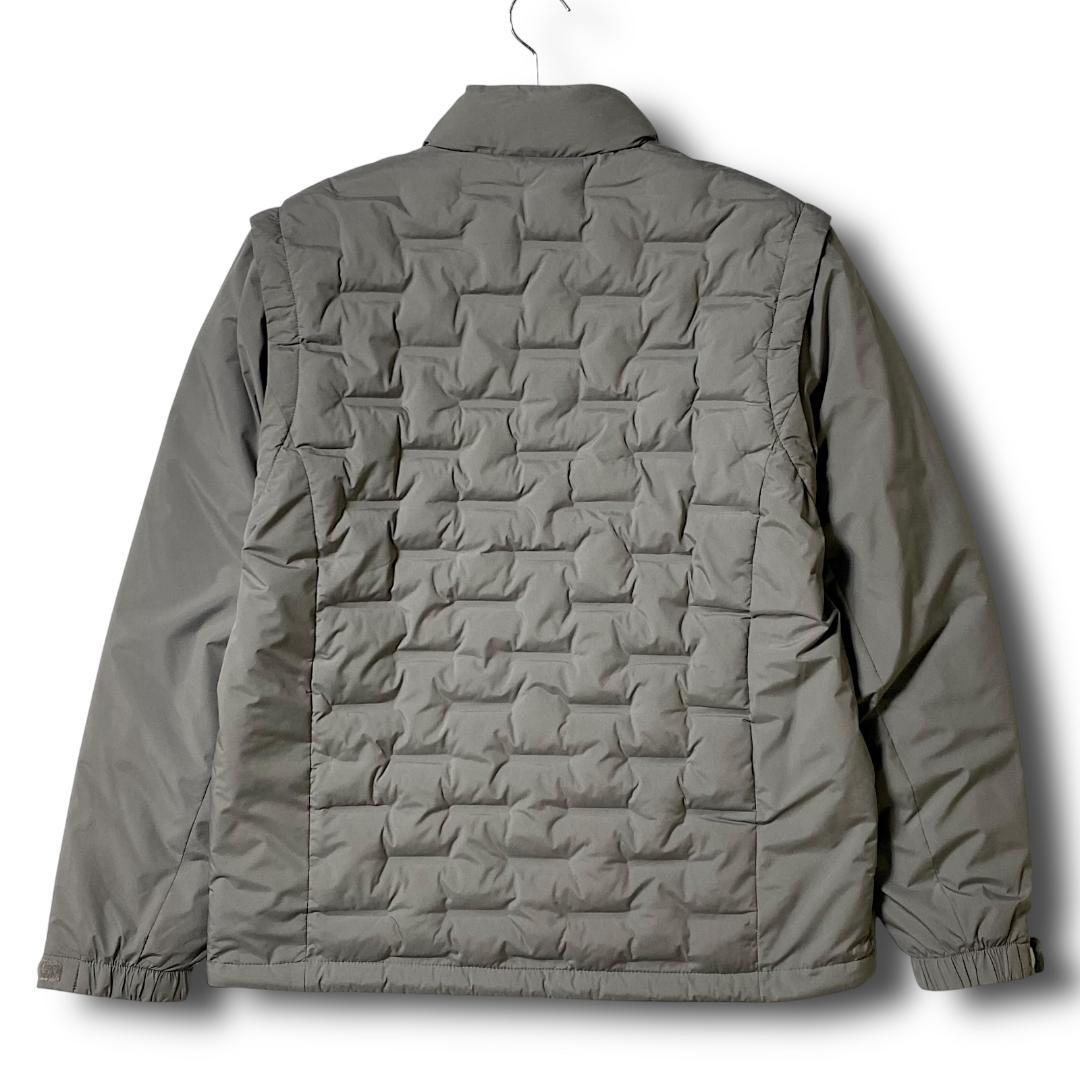 XL カッターアンドバック 定2.5万 圧着加工 中綿ジャケット ブルゾン BE