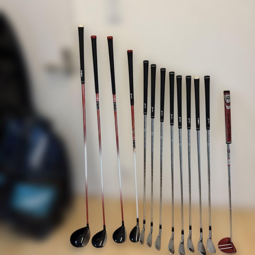 Titleist ゴルフバッグSrixonクラブセットTaylorMadeパター
