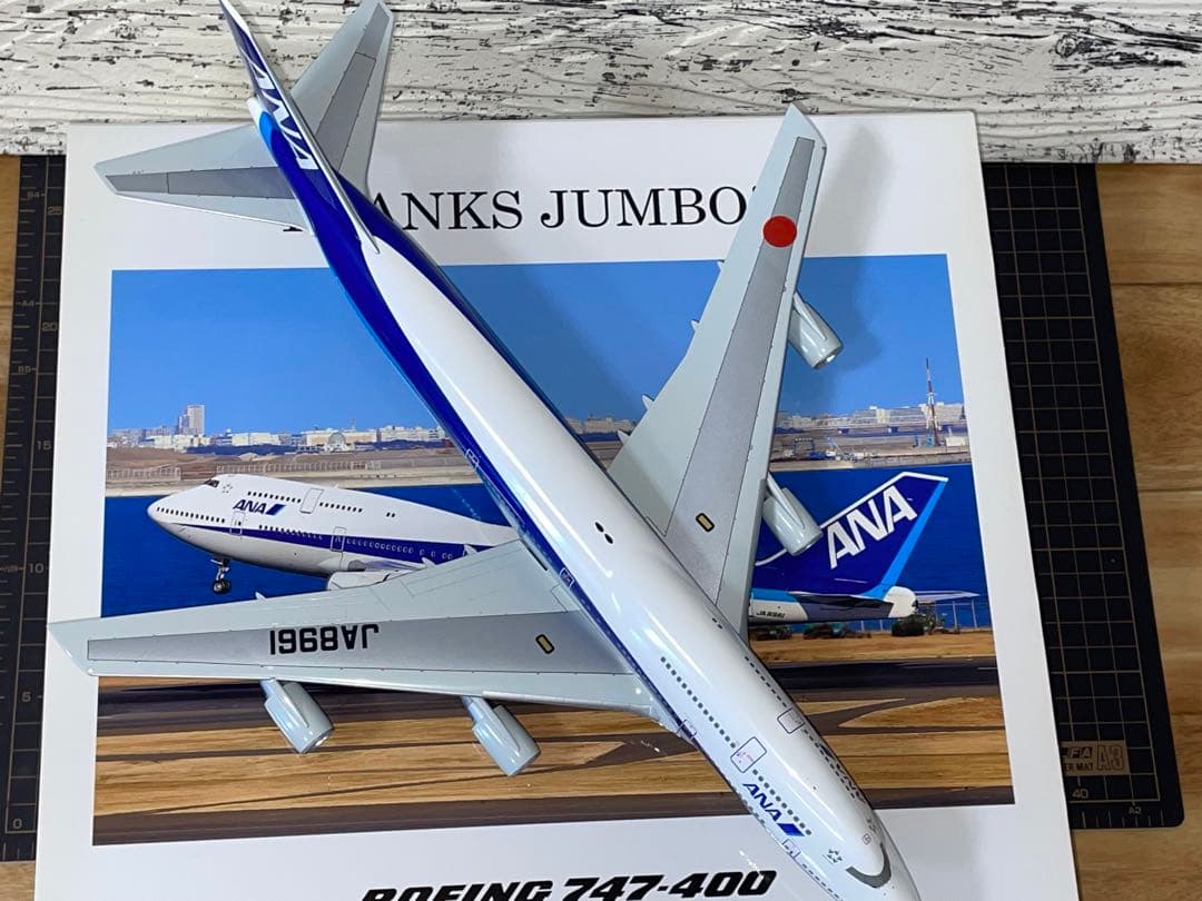 美品1/200 B747-400 ラストフライト記念 THANKS JUMBO!
