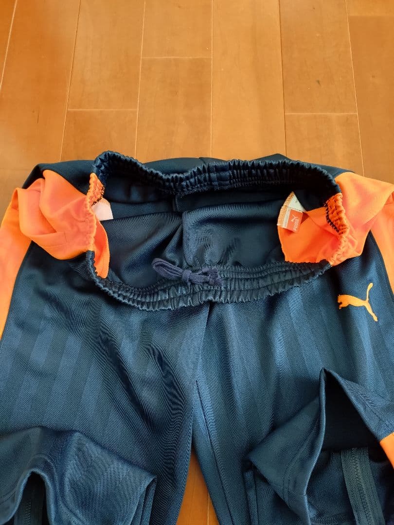 超美品 PUMA ジャージ上下セット ネイビー/オレンジ Mサイズ レア