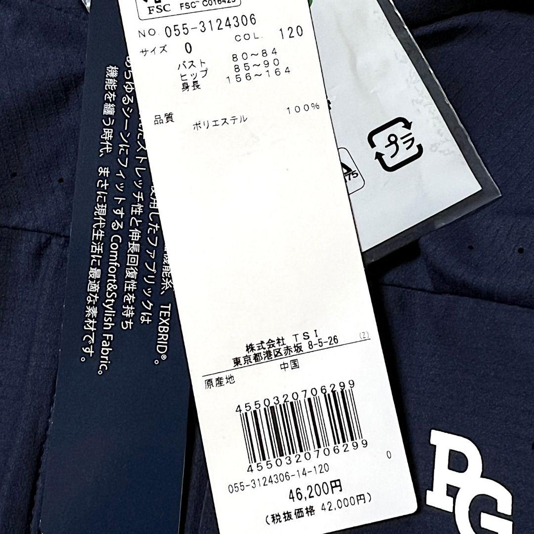 新品タグ付 0 パーリーゲイツ TEXBRIDシワ防止 ワンピース 定価4.6万