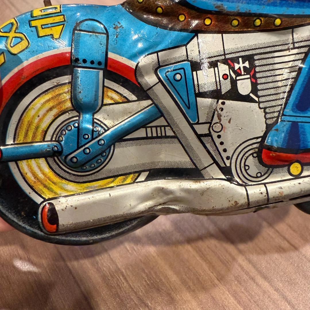タカトク 鉄人28号 初期型 ブリキ オートバイ 1960年代