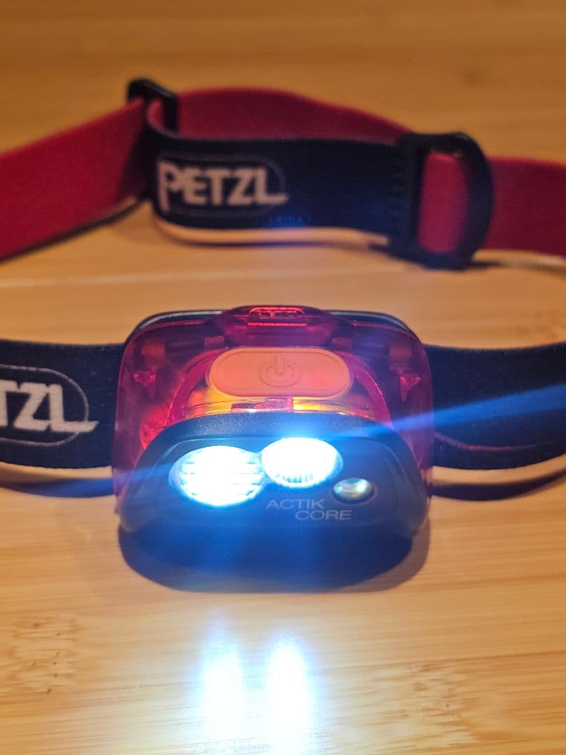 PETZL ヘッドランプ2個 + バッテリー2個 + ランタンケース