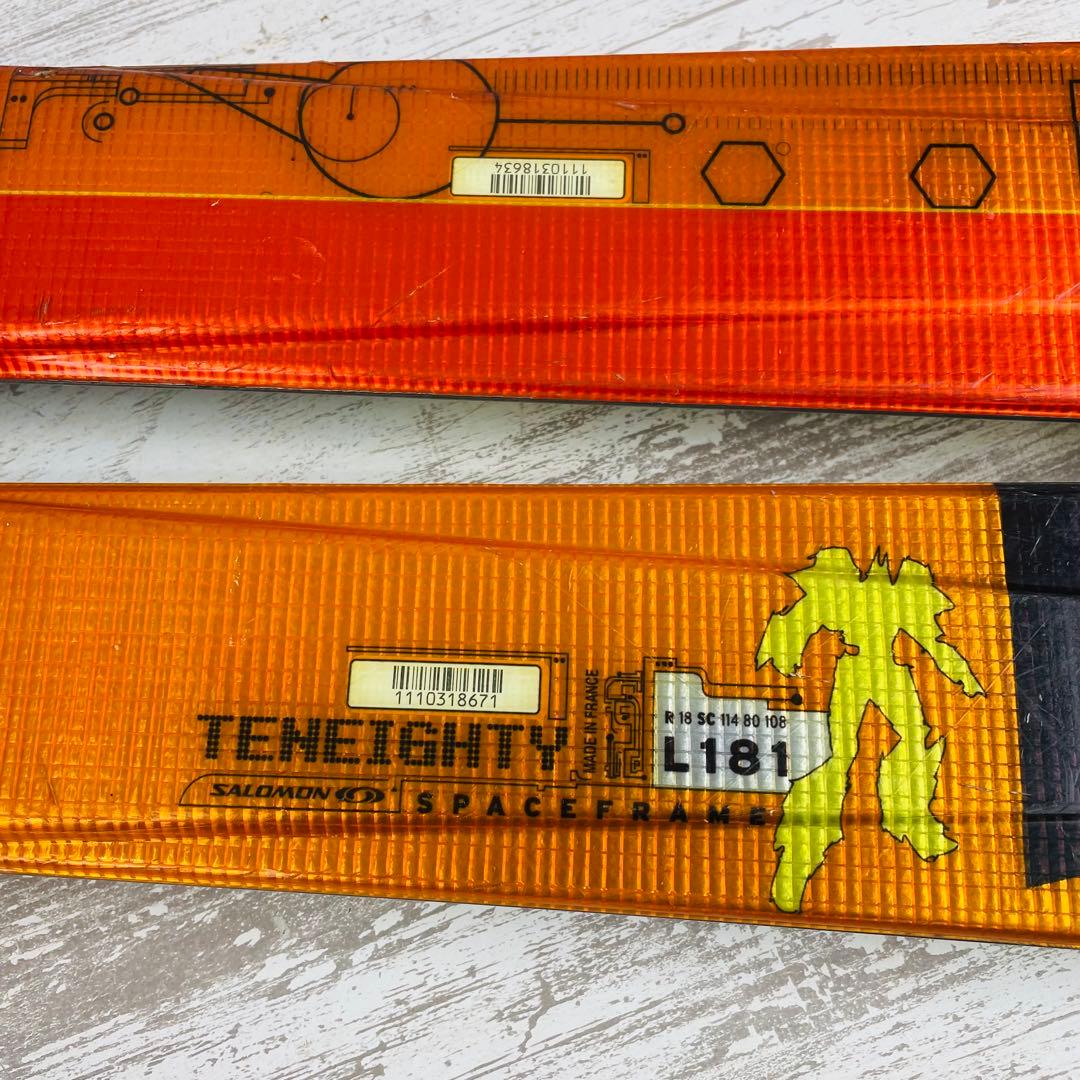 SALOMONサロモンTENEIGHTY【181】スキー板&S912ビンディング