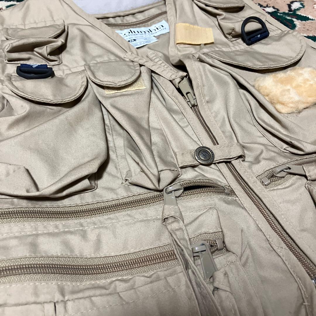 美品　Columbia コロンビア　フィッシングベスト　ボア