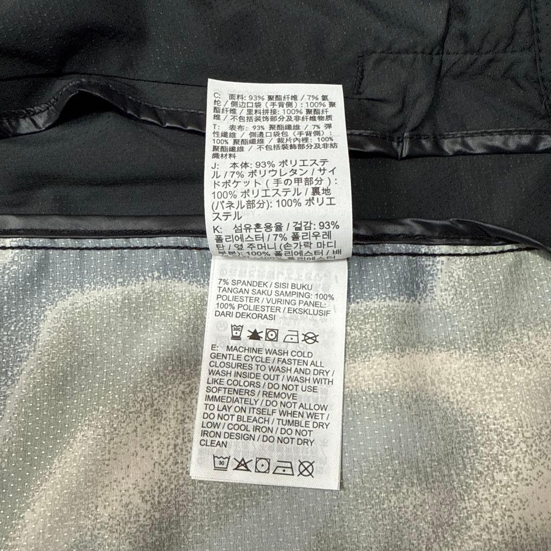 NIKE ランニングジャケット　ウィンドランナー　フルジップ　黒　総柄　M新品