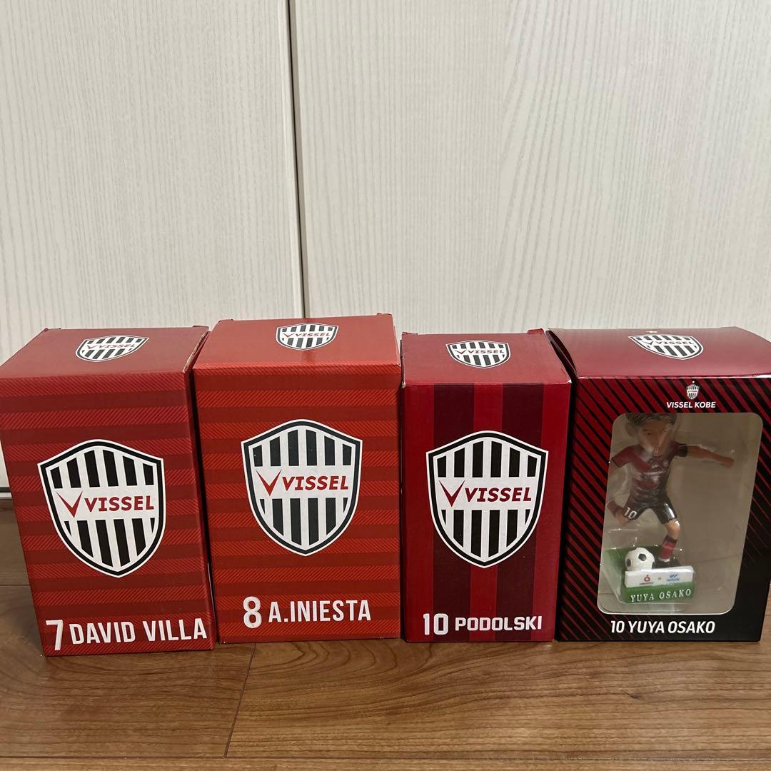 ヴィッセル神戸　ボブルヘッド　イニエスタ　ポドルスキ　ビジャ　大迫　セット