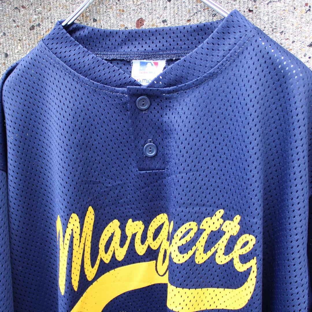 Majestic ミシガン州にあったマイナーチーム 大きめ 古着 ゲームシャツ