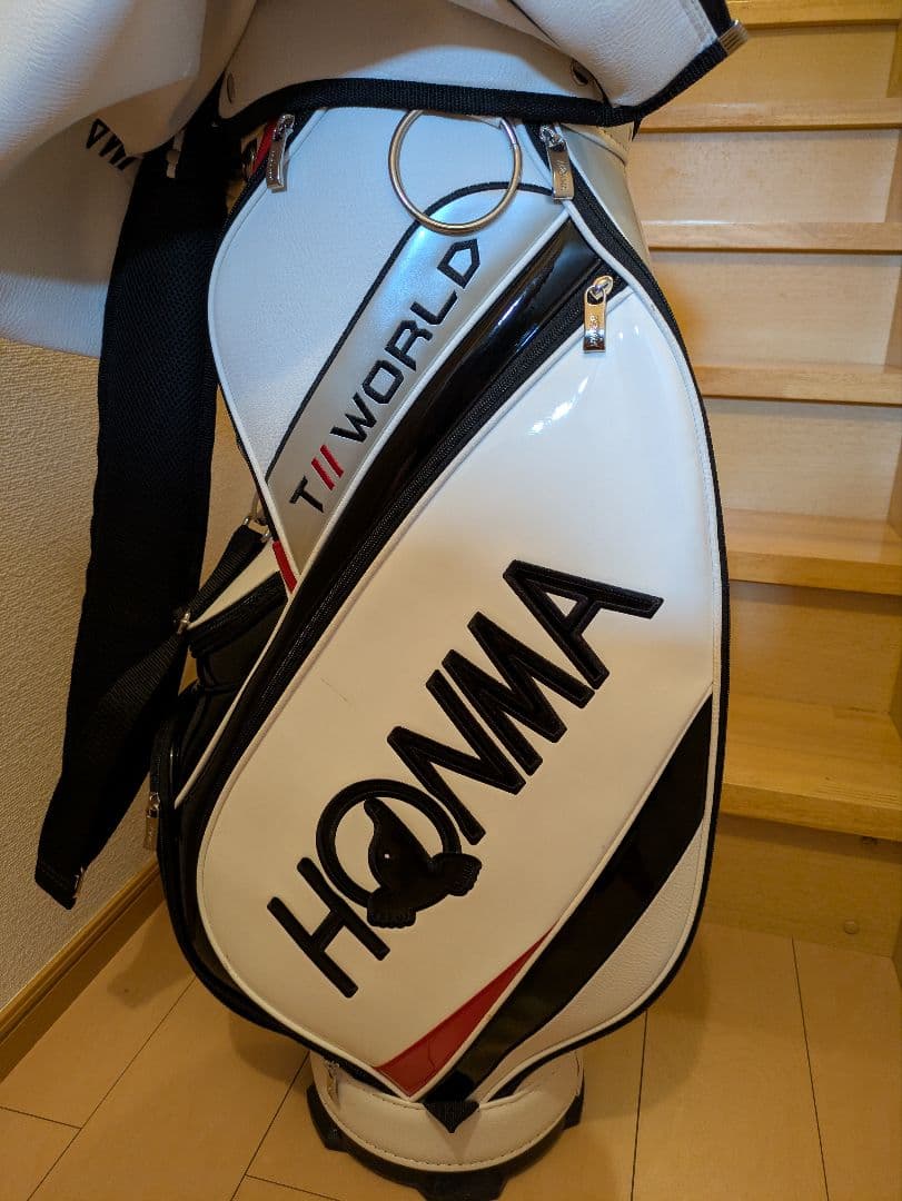 HONMA TW WORLD キャディバッグ ホワイト/ブラック