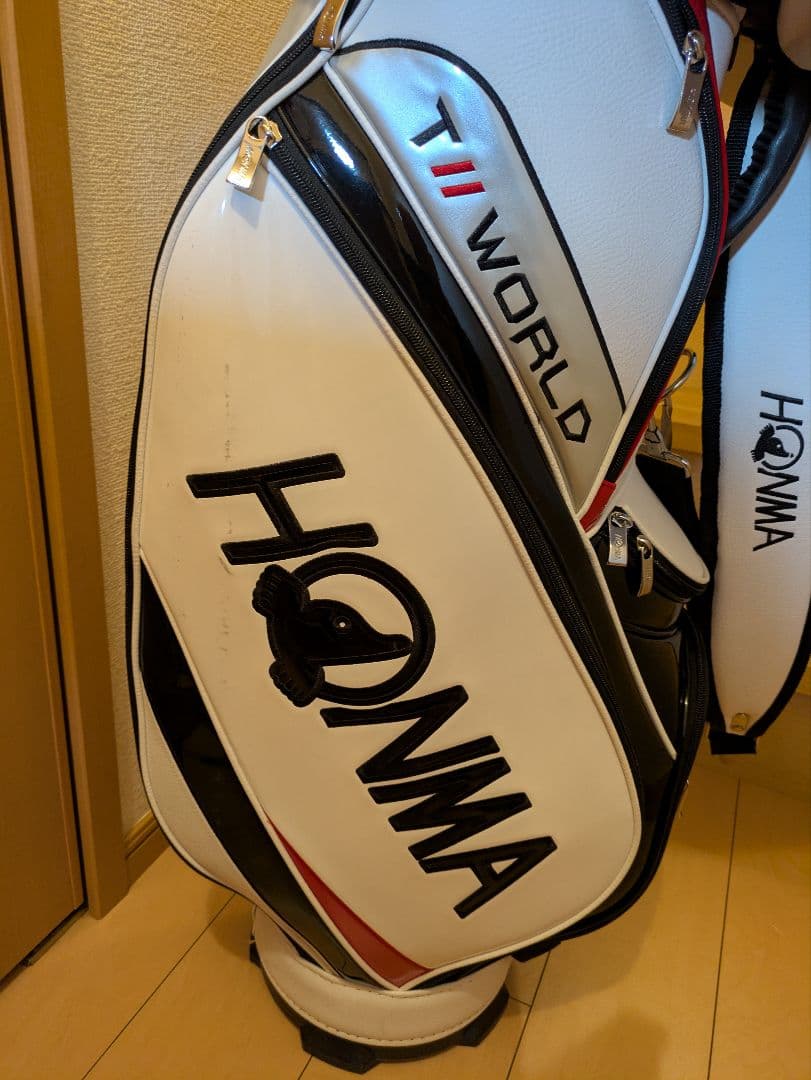 HONMA TW WORLD キャディバッグ ホワイト/ブラック