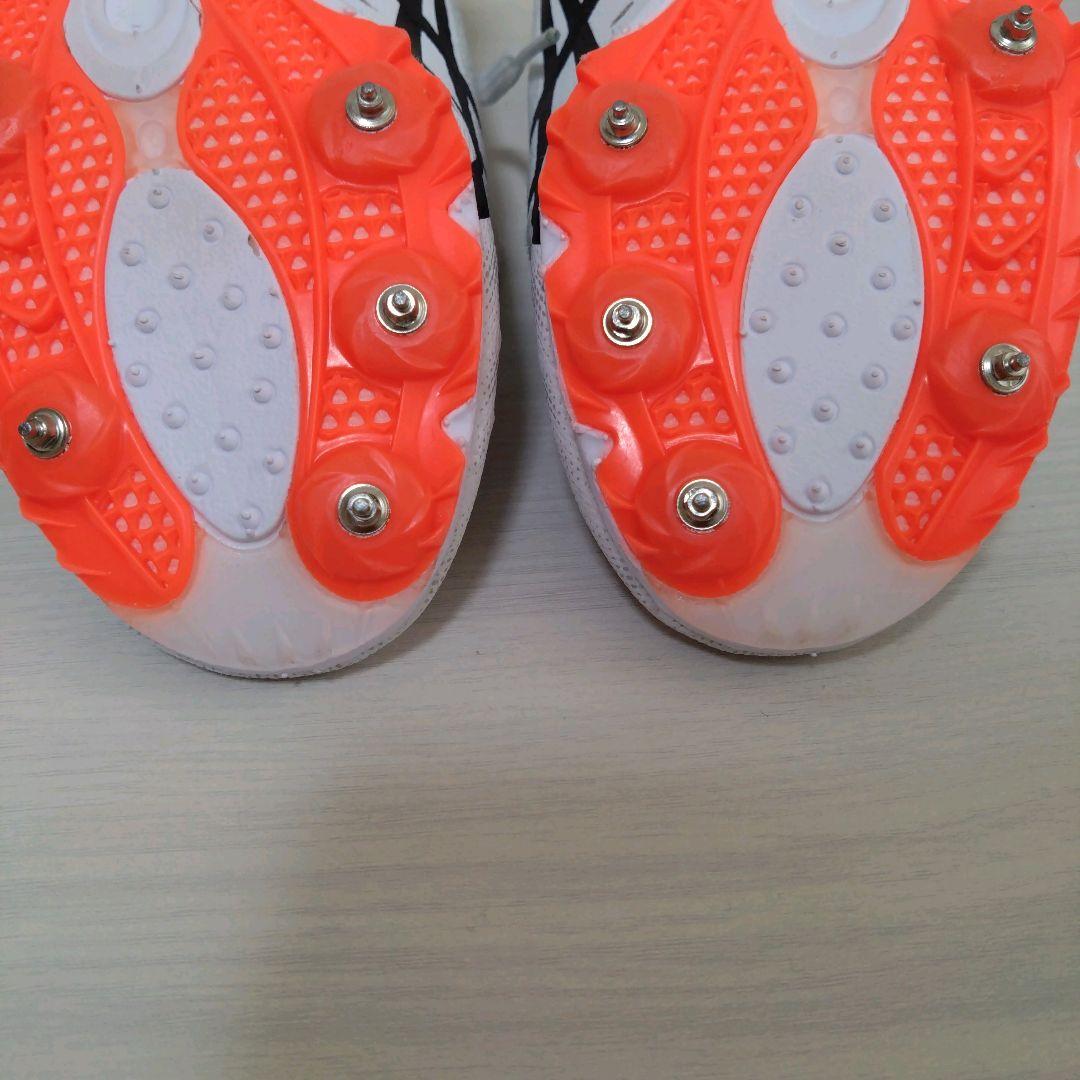 asics GUN LAP3 ホワイト/ブラック 23.0cm(5mmピン付き)