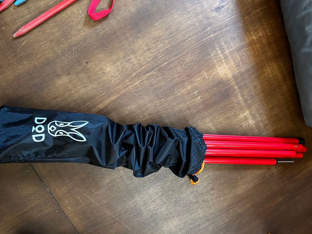 スノーピークエントリーパックTTヴォールトタープマットシートペグ、DODポール付