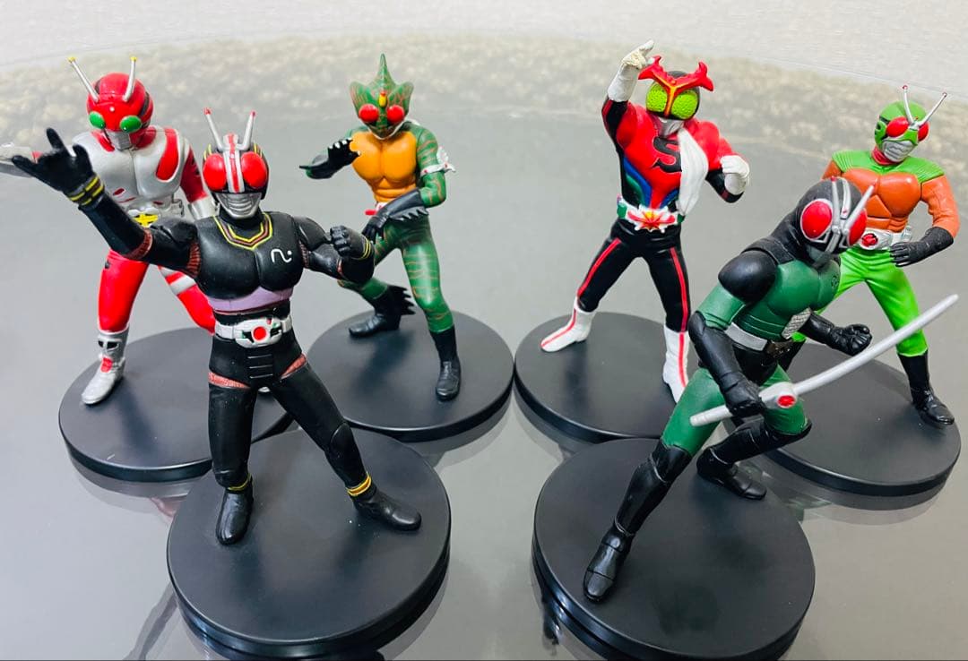 仮面ライダー フィギュア 台座付き昭和ライダー15体セット【希少】