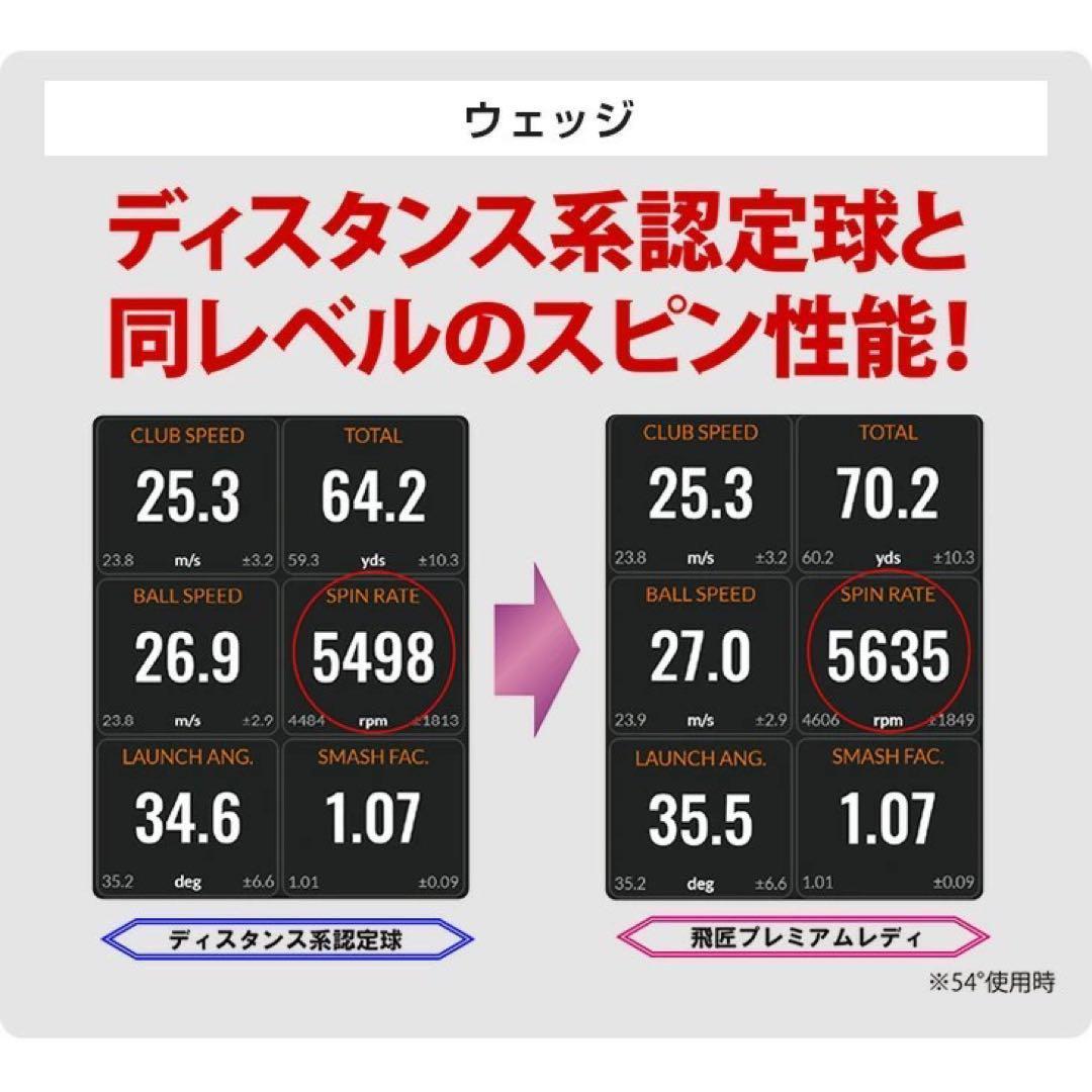 最新現行型 激飛び女性用高反発 ワークスゴルフ 飛匠プレミアムレディ 2箱セット