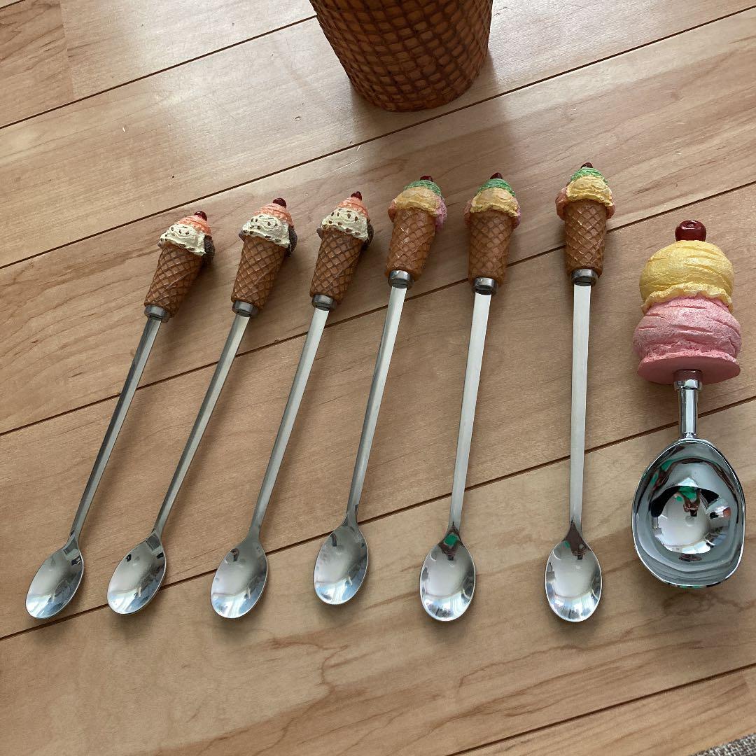 アイスクリーム　パフェ　スプーンセット