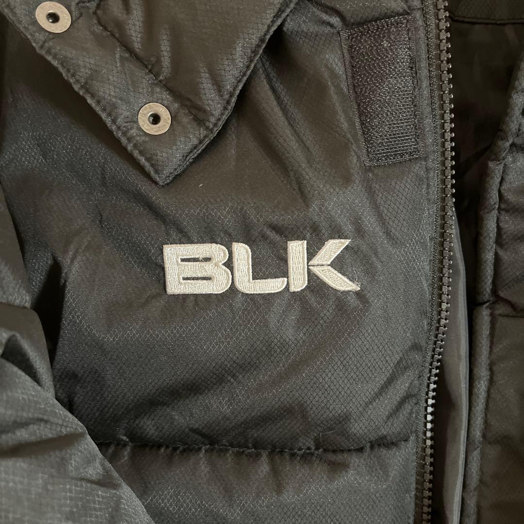 BLK フード付きベンチコート Lサイズ 黒