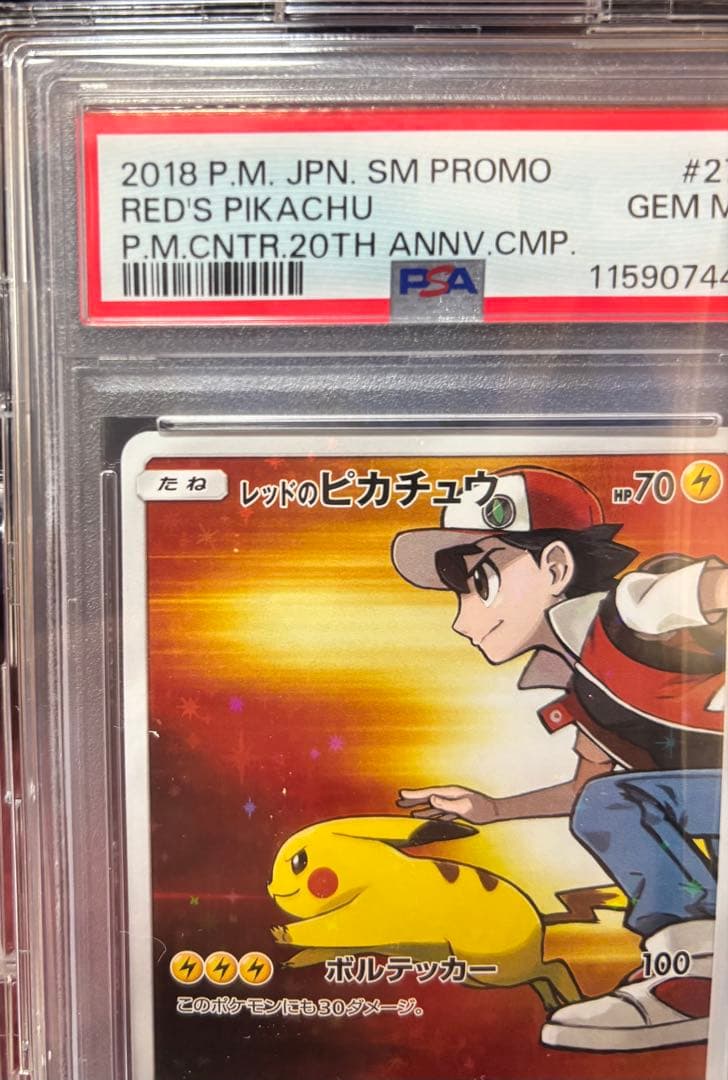 関*沢様 PAS10 レッドのピカチュウ：ポケモンセンター オープン20周年