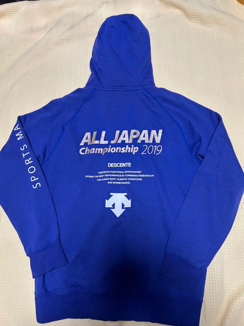 貴重DESCENTE デサント国体 インターハイ パーカー2019激レア L
