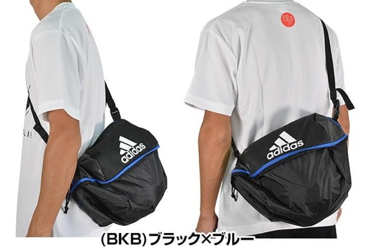 @アディダスサッカーボール用　デイパックボールバック リュック　 黒色×シルバー