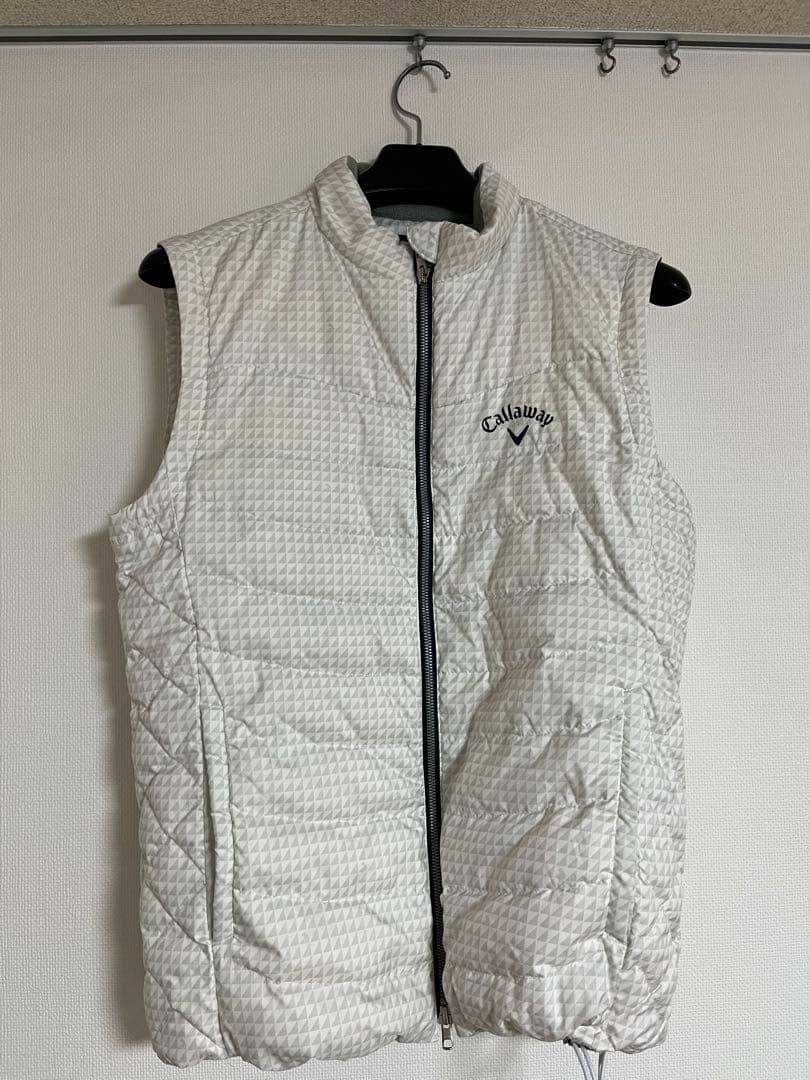 【美品】Callaway 2way ホワイト ダウンジャケット