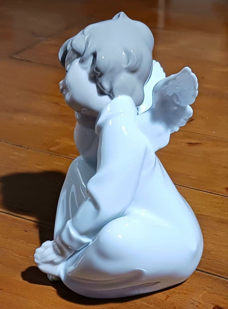 LLADRÓ 天使の考え事 陶磁器製 未使用品