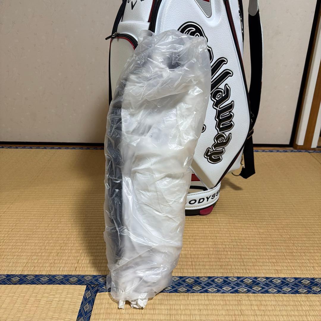 Callaway プロレプリカモデルキャディバッグ ホワイト/レッド