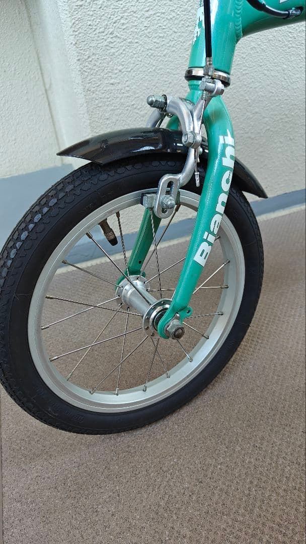極美車☆ビアンキノビタBianchi novita折り畳み自転車送料込み☆激レア