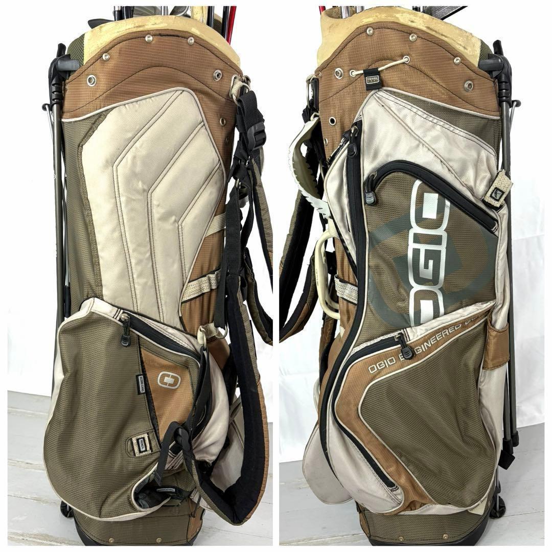 本格派 メンズゴルフクラブ 12本 フルセット OGIO ゴルフセット お試し品