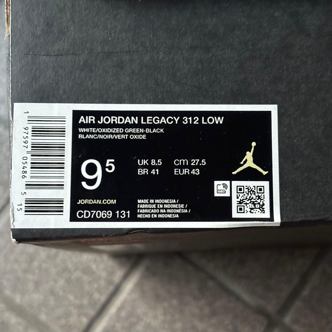 人気NIKE AIR JORDAN LEGACY 312 LOW スニーカー
