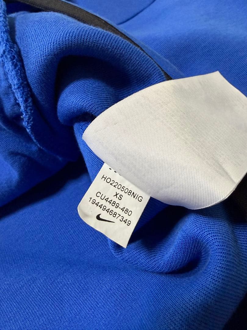 【激レア廃盤旧テック】Nikeナイキテックフリース　上下XSロイヤルブルー