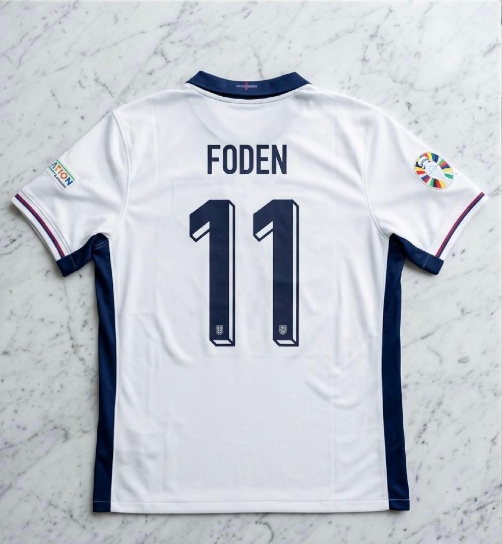 イングランド代表 2024 ホーム ユニフォーム #11 フォーデン XL
