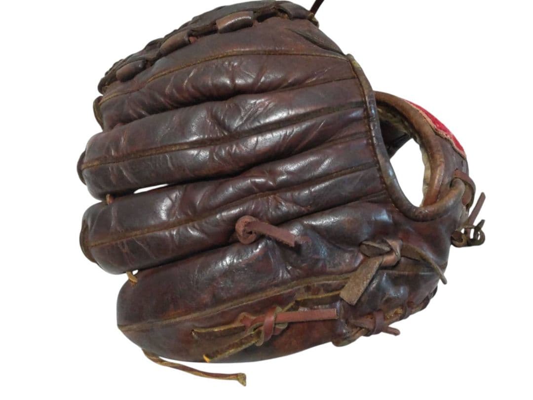 王冠 ZETT ビンテージ 硬式用 グローブ グラブ 茶色 焦げ茶 野球