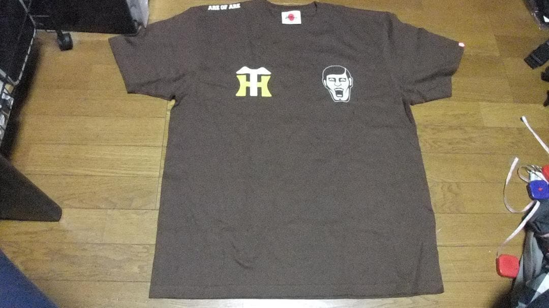 優勝 虎 茶系 半袖 阪神タイガース XL パンクドランカーズ Tシャツ 未使用