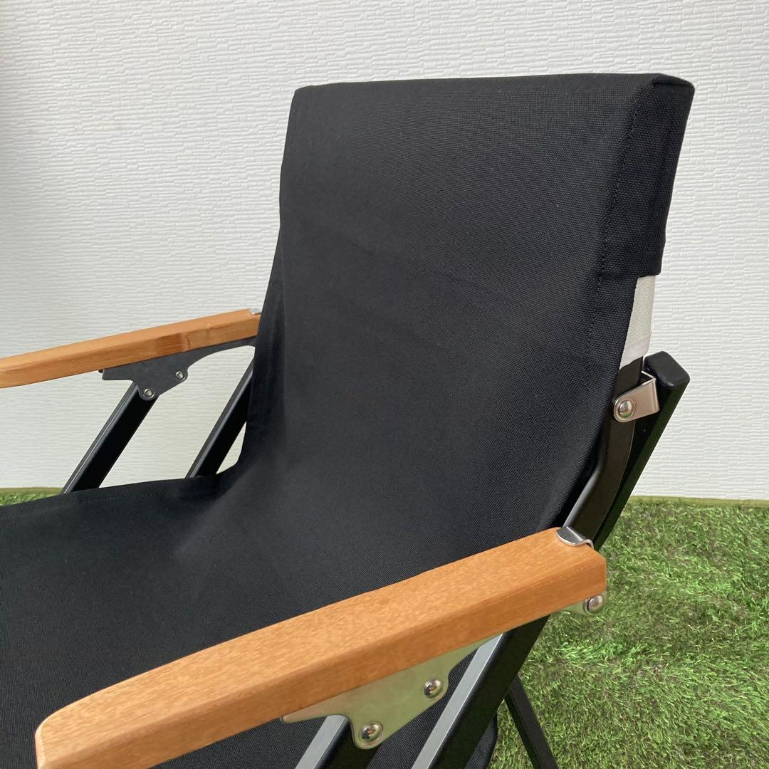 ブラック 2脚分 ローチェアショート用 シートカバー 8号帆布 スノーピーク